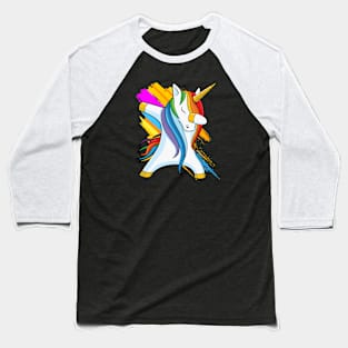 Unicorn Dabing Baseball T-Shirt